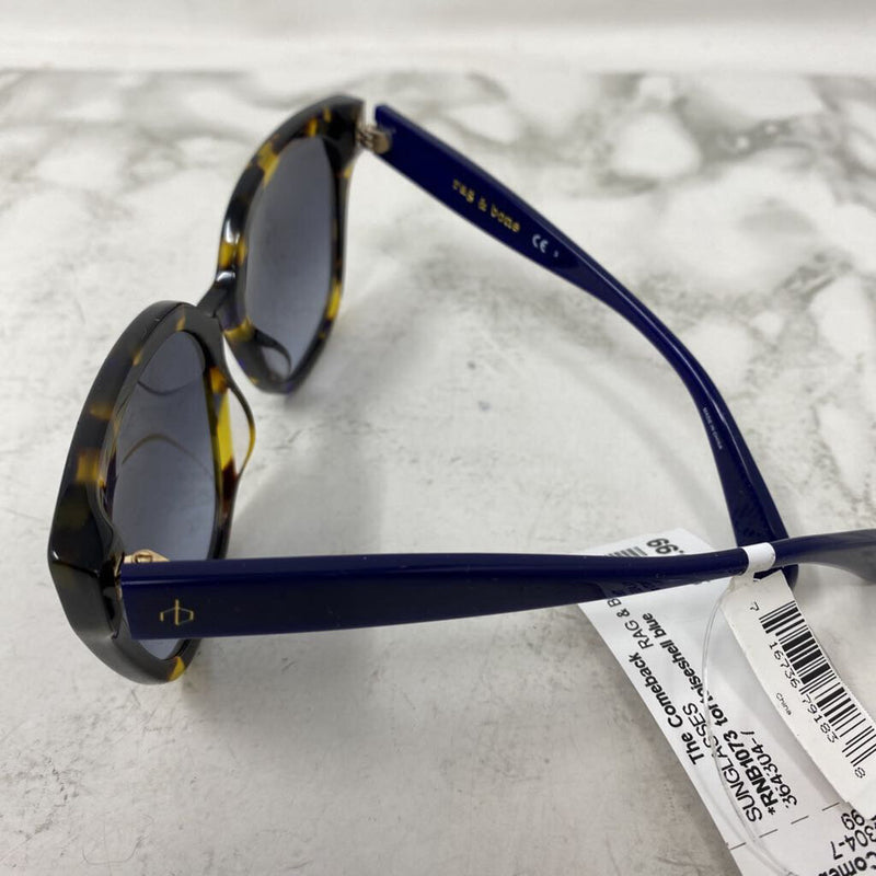 RAG & BONE WOMEN'S SUNGLASSES tortoiseshell blue