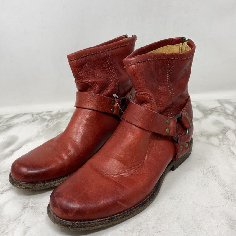 FRYE WOMEN'S BOOTS red 7.5