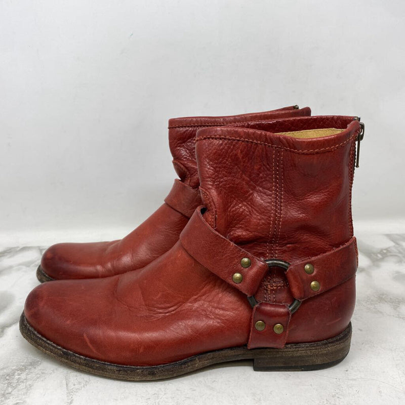 FRYE WOMEN'S BOOTS red 7.5
