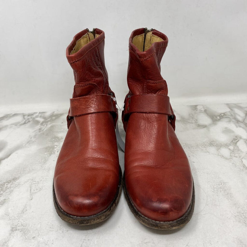FRYE WOMEN'S BOOTS red 7.5