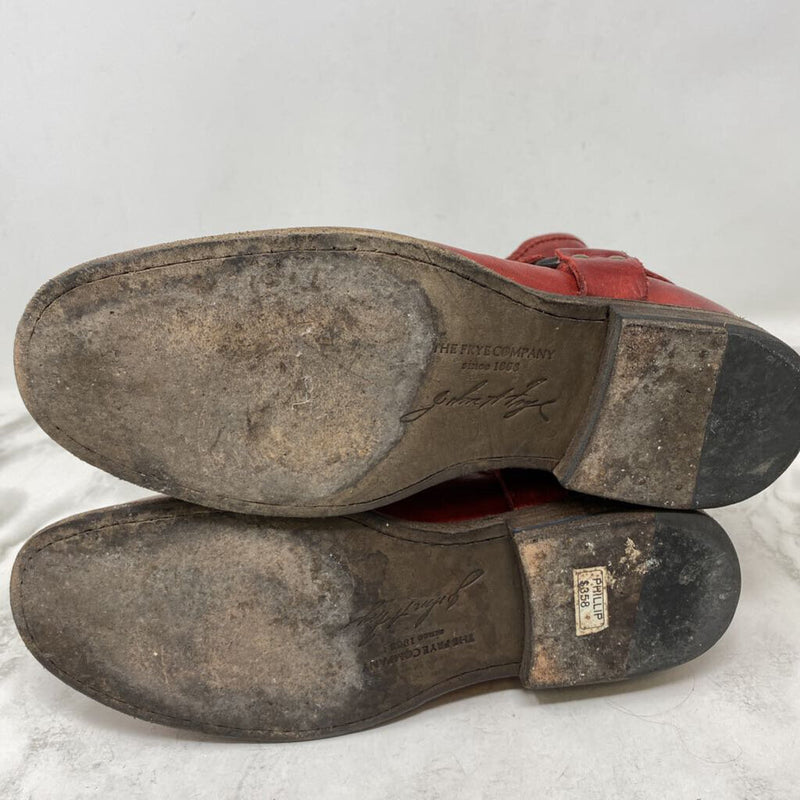 FRYE WOMEN'S BOOTS red 7.5