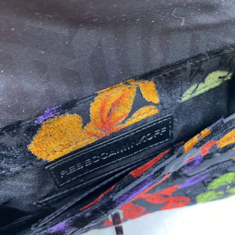 REBECCA MINKOFF WOMEN'S BAG black red orange