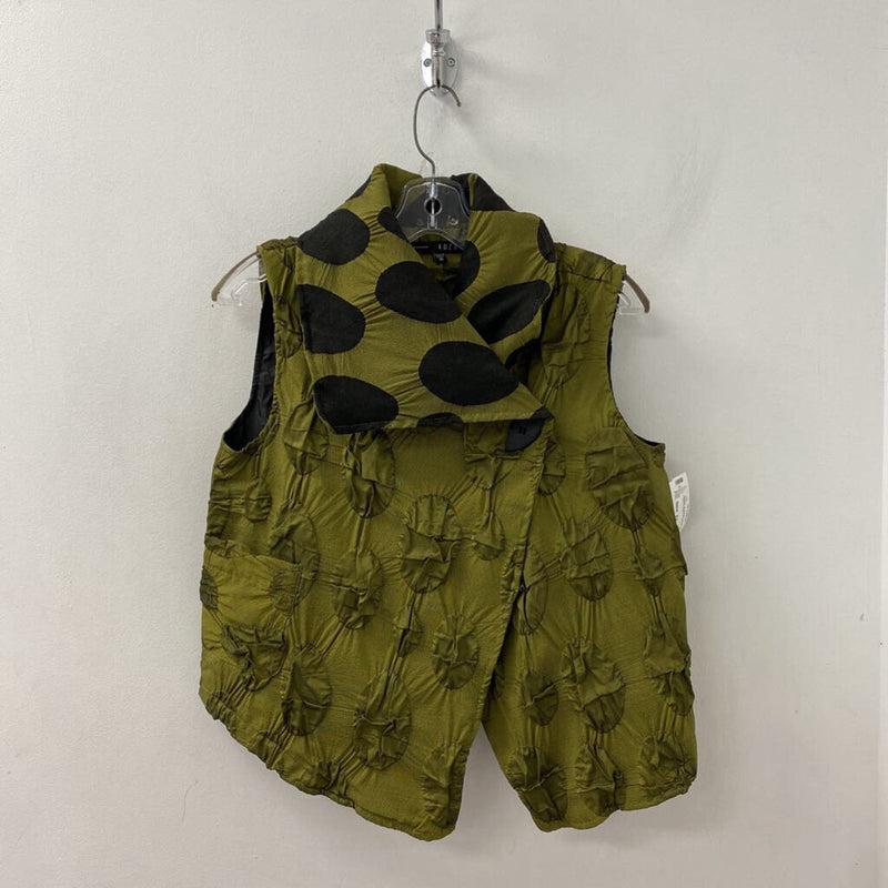 WOMEN'S TOP green black XS