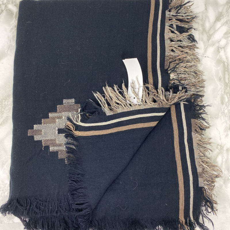 WILFRED WOMEN'S SCARF/SHAWL black brown grey
