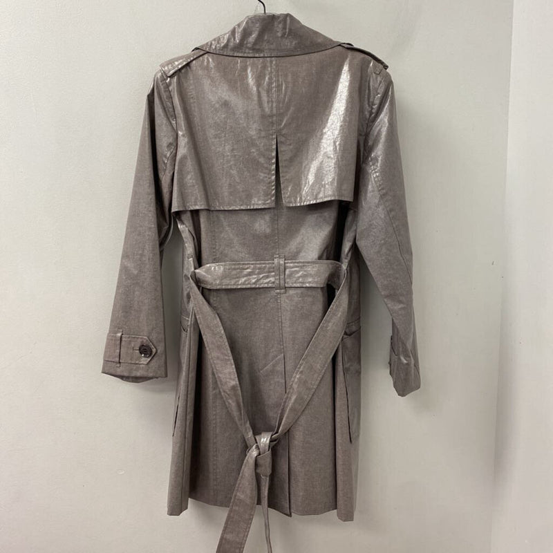 KAREN MILLEN WOMEN'S COAT silver 8