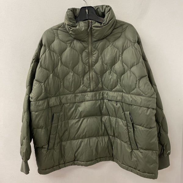 EDDIE BAUER WOMEN'S COAT olive green XL