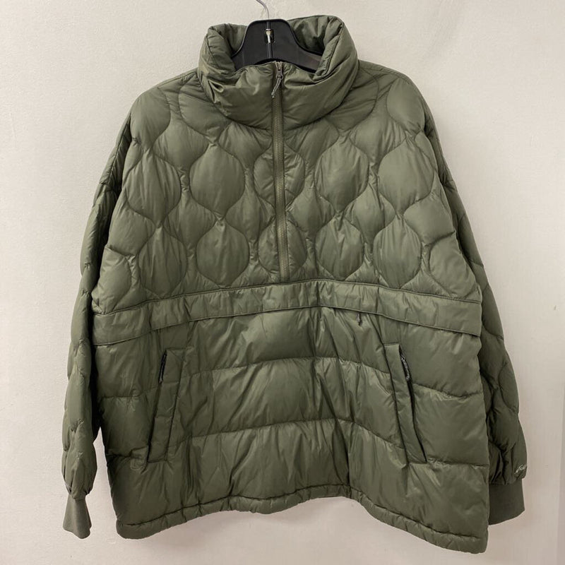 EDDIE BAUER WOMEN'S COAT olive green XL