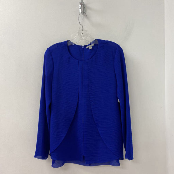 COS WOMEN'S BLOUSE/SHIRT royal blue 8