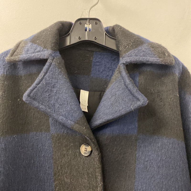 MARLA WYNNE WOMEN'S COAT navy blue XS