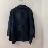 MARLA WYNNE WOMEN'S COAT navy blue XS