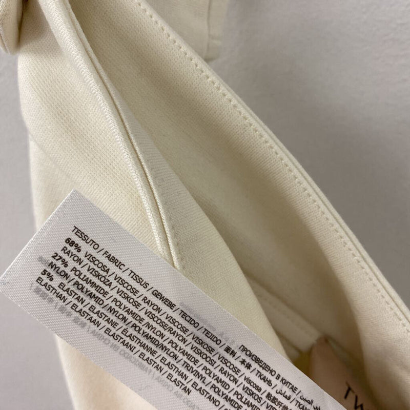 TWINSET WOMEN'S PANTS ivory 44/M