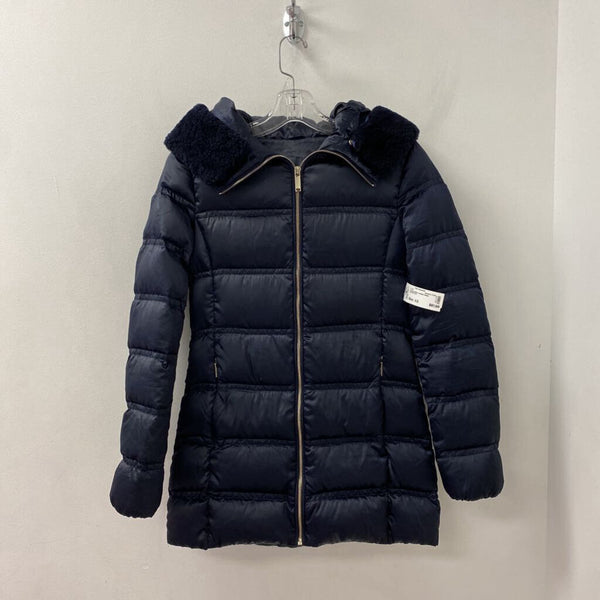 Massimo Dutti WOMEN'S COAT navy XS