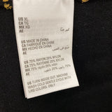 INC WOMEN'S DRESS black gold XL