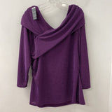 LANE BRYANT WOMEN'S PLUS TOP purple 18/20