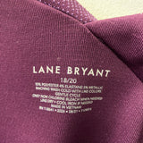 LANE BRYANT WOMEN'S PLUS TOP purple 18/20