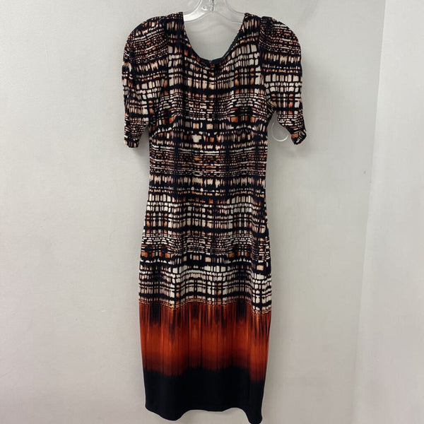 M&S WOMAN WOMEN'S DRESS black white red 10