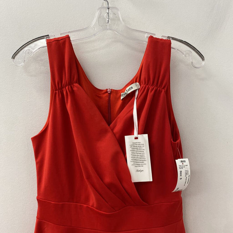 WOMEN'S DRESS red S