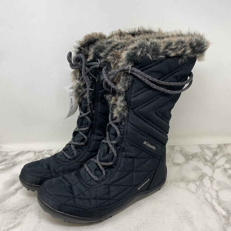 COLUMBIA WOMEN'S BOOTS WINTER black 7.5