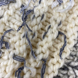 WOMEN'S SCARF/SHAWL white grey