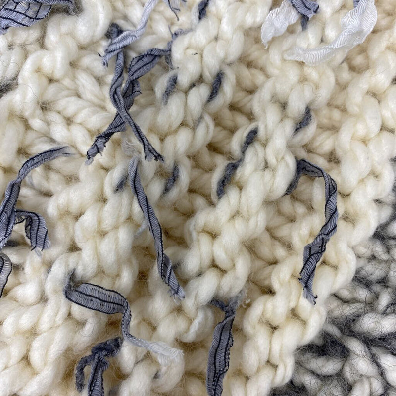 WOMEN'S SCARF/SHAWL white grey