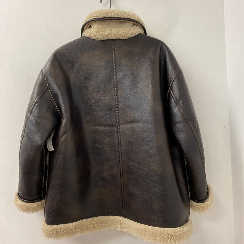 GAP WOMEN'S COAT beige brown S