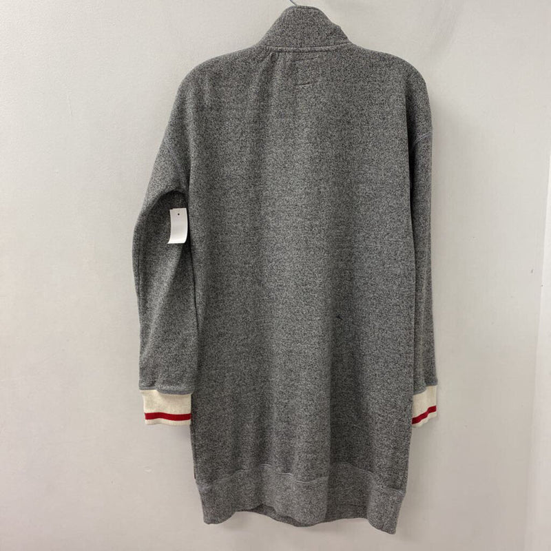 ROOTS WOMEN'S DRESS grey red cream M