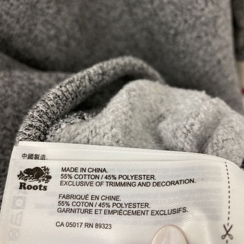 ROOTS WOMEN'S DRESS grey red cream M