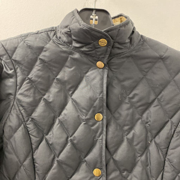 EDDIE BAUER WOMEN'S COAT black beige S