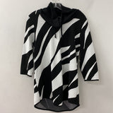 CAZZA ZACKS WOMEN'S TOP black white S/M