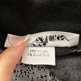 CAZZA ZACKS WOMEN'S TOP black white S/M