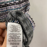 ANN TAYLOR WOMEN'S TOP purple blue white S