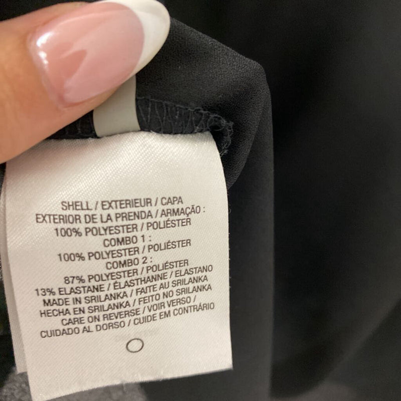 T TAHARI WOMEN'S BLOUSE/SHIRT black blue S