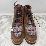 Rosa Mosa WOMEN'S BOOTS tan cream red 40