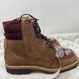 Rosa Mosa WOMEN'S BOOTS tan cream red 40