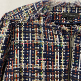 HALOGEN WOMEN'S BLAZER/JACKET navy multi XL