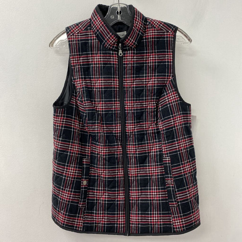 Northern Reflections WOMEN'S VESTS OUTERWEAR black red M