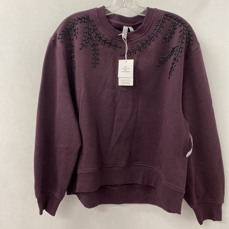 & other stories WOMEN'S SWEATER purple black M