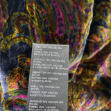 ANTHROPOLOGIE WOMEN'S TOP navy yellow green purple XS