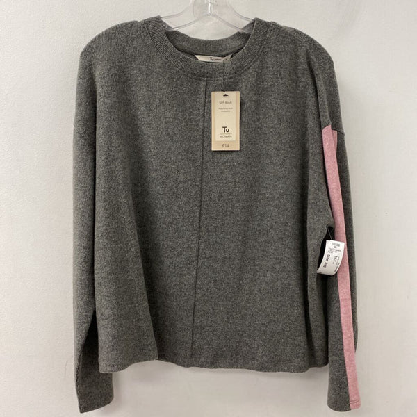 TU WOMEN'S SWEATER grey 8/12