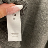 TU WOMEN'S SWEATER grey 8/12