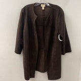 CHICOS WOMEN'S CARDIGAN brown M/L/2
