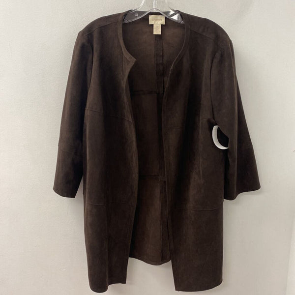 CHICOS WOMEN'S CARDIGAN brown M/L/2