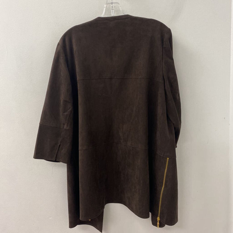 CHICOS WOMEN'S CARDIGAN brown M/L/2