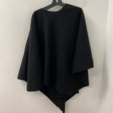 ASTRID WOMEN'S PONCHO/CAPE black XL