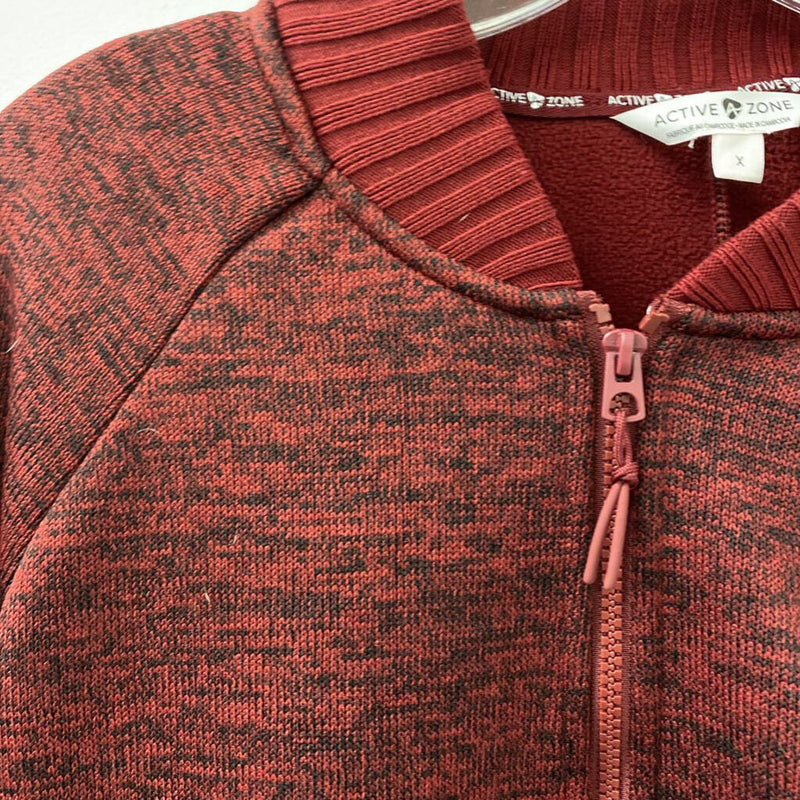 active zone WOMEN'S PLUS TOP burgundy X