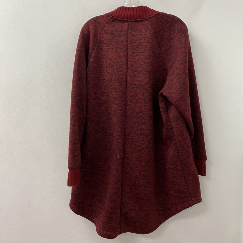 active zone WOMEN'S PLUS TOP burgundy X