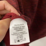 active zone WOMEN'S PLUS TOP burgundy X