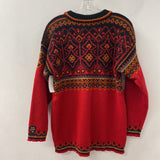 Dale of Norway WOMEN'S SWEATER red black yellow S