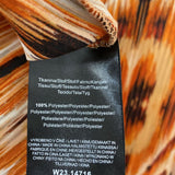 ESQUALO WOMEN'S BLOUSE/SHIRT orange black cream 12