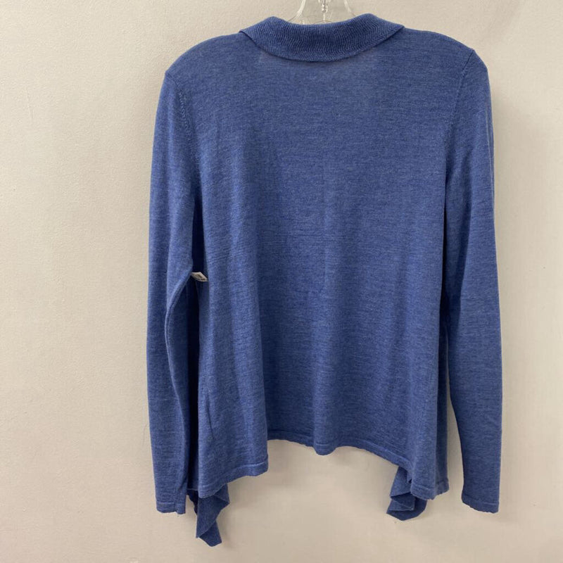 TALBOTS WOMEN'S CARDIGAN blue M